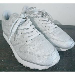 silver glitter reeboks